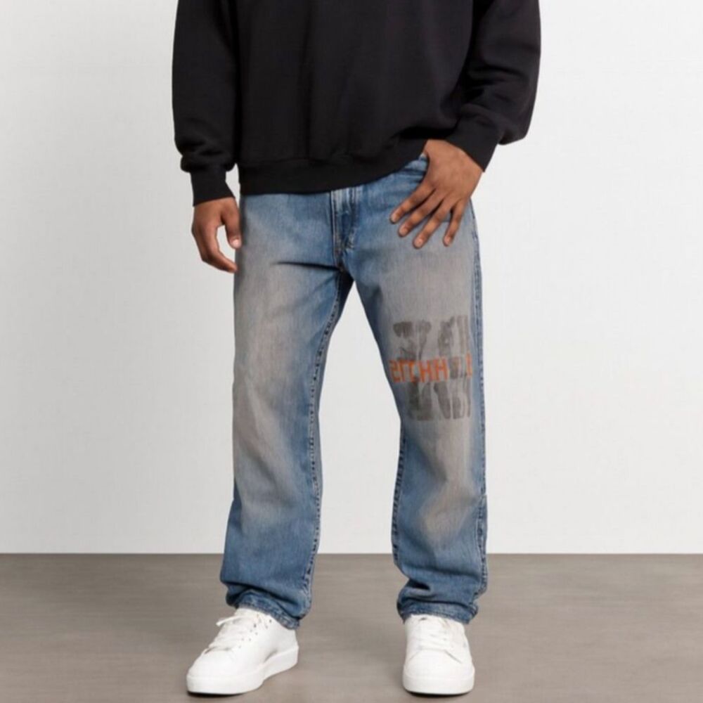 VTG Phat Farm Baggy Jeans Mens Size 36x32 Baggy Streetwear Skater Grunge